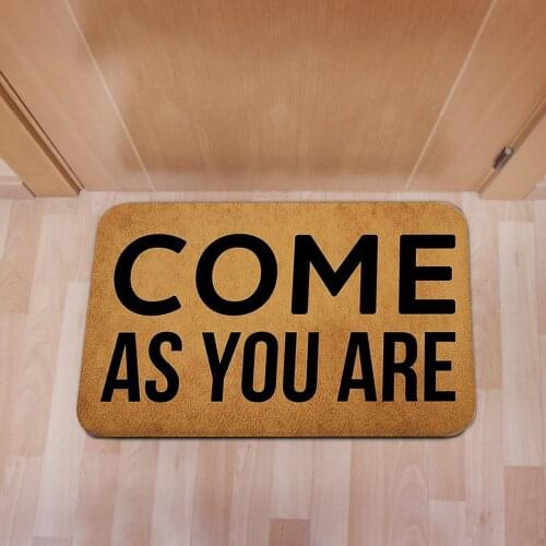 Flannel Floor Doormat Non-Slip Printed Soft Flannel Carpet Decor Nordic Style Floor Door Mat For Hallway Absorbent Non-slip Mat