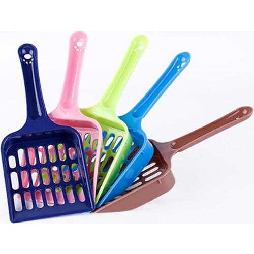 Hot Sale New Extended PP Cat Litter Scoop Picker Shovel Sand Waste Cleaning Tool Random Color