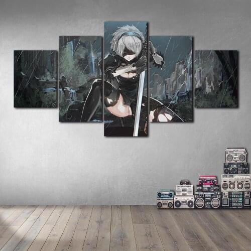 Canvas Painting Nier Anime Posters and Prints Wall Art Picture for Living Room Decor No Frame