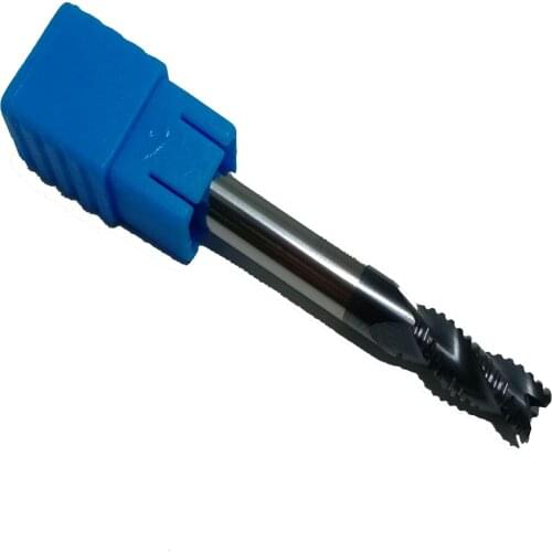 1pc 6mm hrc55 D6*25*D6*75 3Flutes Roughing End Mills Spiral Bit Milling Tools Carbide CNC Endmill Router bits