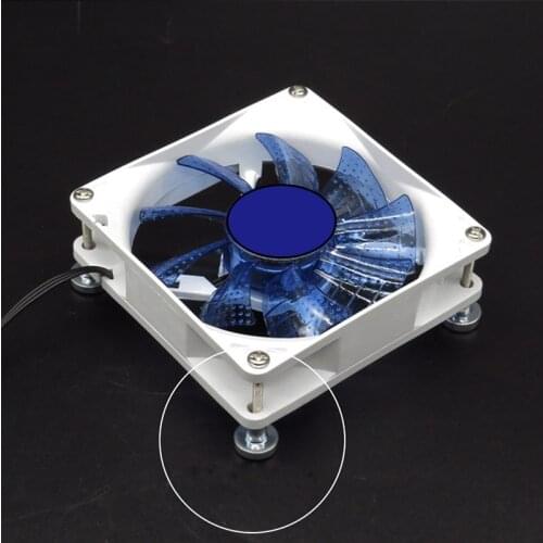 Magnetic screw cooling fan magnetic nut fixing chassis fan magnetic screw screw DIY modified cooling desktop chassis fan fixing