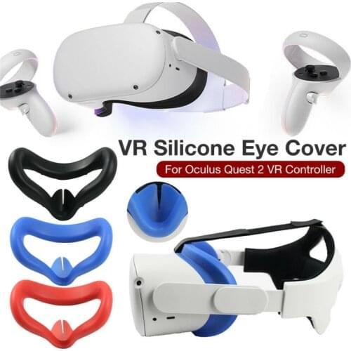 Eye Mask Cover For Oculus Quest 2 VR Glasses Silicone Anti-sweat Anti-leakage Light Blocking Eye Cover Oculus Quest 2 Accessory