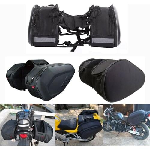 2021 Newest Motorcycle Waterproof Racing Race Moto Helmet Travel Bags Suitcase Saddlebags + One Pair of Raincoat