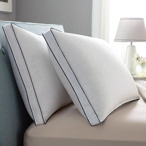 Five-star Hotel Chemical Fiber Down Pillow Adult Cervical Health Pillow Hotel Bed Pillow For Bedroom Haikyuu Body