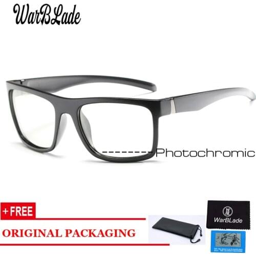 Photochromic Polarized Sunglasses Men UV400 Anti-Glare Brand Rectangle Chameleon Sunglasses Driving Fishing Square Sunglasses