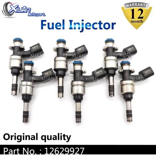 XUAN Fuel Injector 12629927 For G M Buick LaCrosse Cadillac CTS SRX Chevrolet Equinox GMC Terrain 2.4L 2.8L 3.0L 3.6L 6.2L