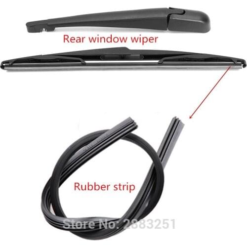 Insert Rubber strip Rear Wiper Blade Windshield Wipers For toyota rav4 infiniti qx70 NISSAN VERSA Peugeot 307 Car Accessories