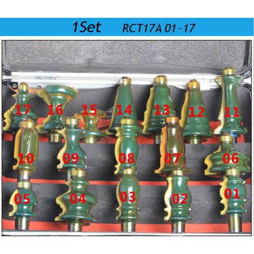 Top Quality Woodworking lace knife 1/2 Shank 12.7mm CNC Edeg Beading Bit Door line cutter tools router bits RCT171-01~17