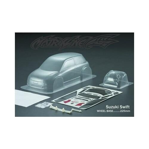 1/10 Mini On-Road Stm-racing Suzuukii Clear Body Shell Set for HSP Tamiya HPI Kyosho 3Racing 1/10 on road mini car