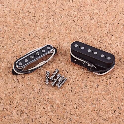 100% Brand New and High Quality Vintage Noiseless Tele Noiseless Bridge Neck Guitar Pickup Set