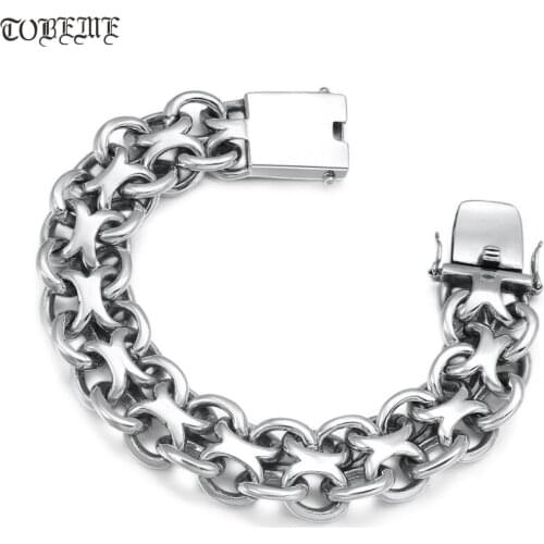100% 925 Siilver Chain Bracelet 925 Sterling Man Bracelet Pure Silver Fashion Bracelet