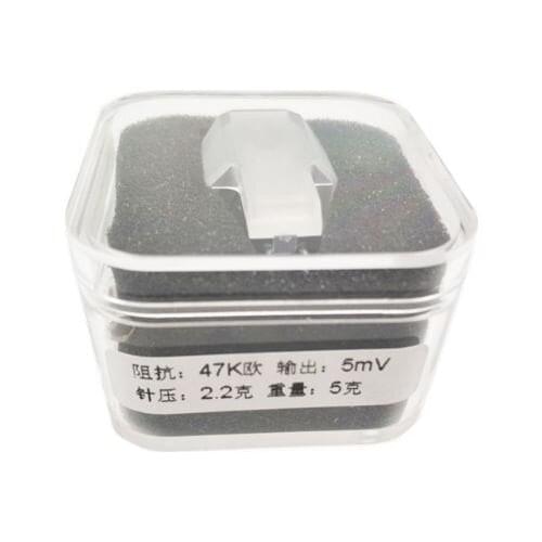 13mm Hole Diameter Moving Magnetic Cartridge LP Turntable Phonograph Oval Stylus