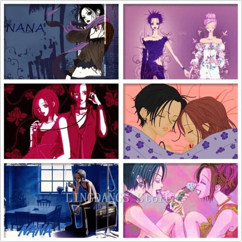 5d Diy Diamond Painting Anime Nana Poster Handmade Art Clear Image Diamond Mosaic Embroidery Cross Stitch Kits Home Decor Gift