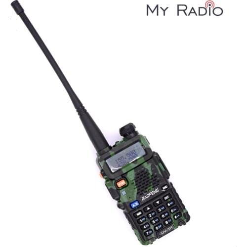 BAOFENG UV-5R ham Walkie Talkie 128CH 5W Transmitter portable Transceiver Dual Standby Dual Display Camouflage Two Way Radio