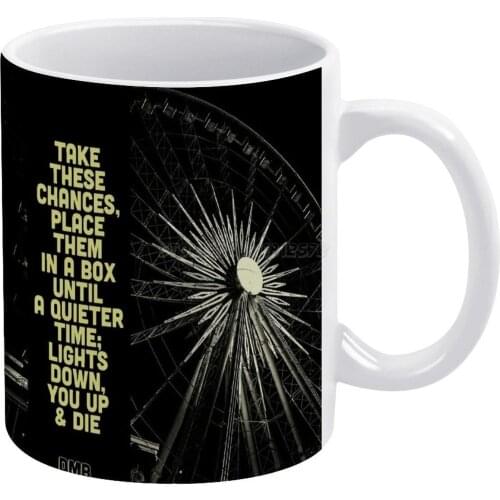 Ants Marching-DMB White Mug Custom Printed Funny Tea Cup Gift Personalised Coffee Mug Dmb Dave Matthews Band Dave Matthews under