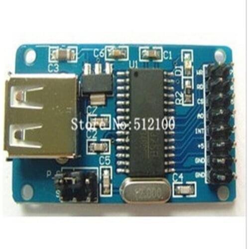 Free shipping 10PCS New CH375B USB module Reader adapter DSP MPU C18