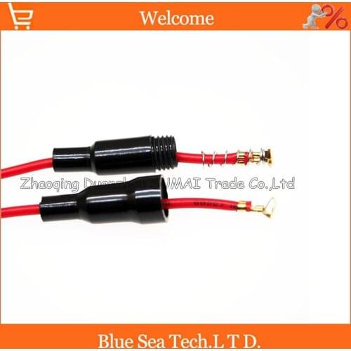 50pcs 5*20 Fuse Box,Fuse Holder.fuse terminal box with 0.5sq copper cable for 5*20mm glass tube fuse