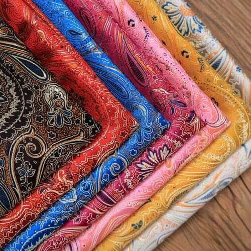Designer jacquard fabric Nylon brocade jacquard pipa flower pillow cushion handmade fabric diy cheongsam Multicolor fabric