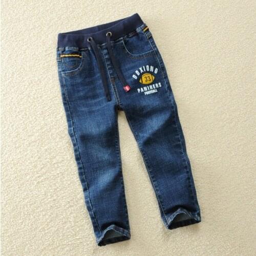 Boys jeans trousers stretch childrens pants small children big boy 2019 spring and autumn new
