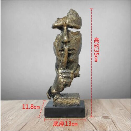 Creative Design 2020 Abstract Character Portrait Retro Office Hall Figurine Imitate Antique Decor Miniatures Home Ornaments