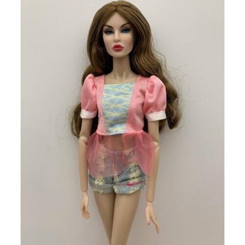 Toy Doll clothes doll dress doll pants tshirt accessories for BB fr DOLLS A130B