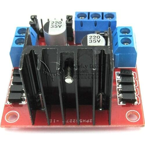 L298N motor drive board module DC stepper motor motor smart car robot accessories