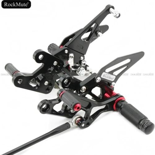 Motorcycle Rearsets For Yamaha FZ1 2006-2016/FZ8 2010-2013 Non-ABS Adjustable Footrest Shift Lever Brake Pedal Foot Peg Rear Set