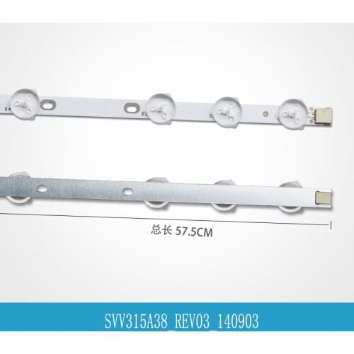 New original) 2 PCS 11LED 575mm LED strip for VESTEL 32D1333DB LED TV LG INNOTEK 32" NDV REV0.0 VES315WNDB-01 VES315WNDL-N01