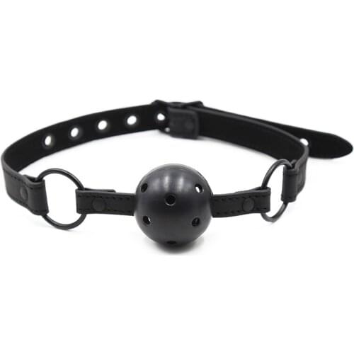 Couple Gag Ball BDSM Bondage Restraints Open Mouth Breathable Sex Ball Harness Strap Sex Toy for Women Accessories Exotic