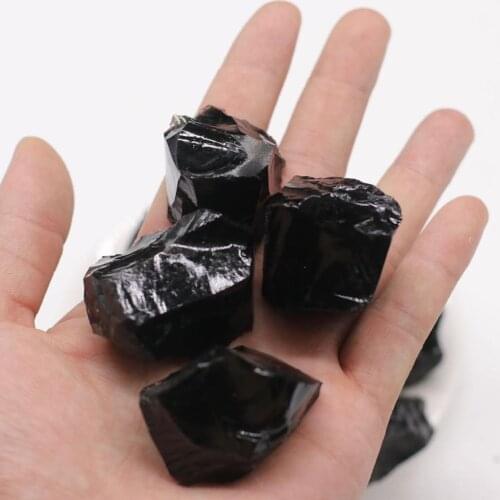Natural Crystal obsidian Rock Quartz Rough Minerals Specimen Gemstone Reiki Chakra Decor gift