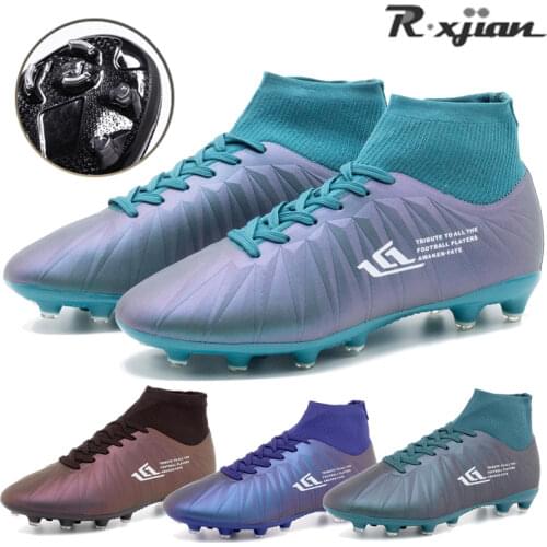 R.Xjian Football Shoes Cleats Football Shoes Professional Multiplayer Sports Football Shoes Trend Sports Shoes Mens Football Fu