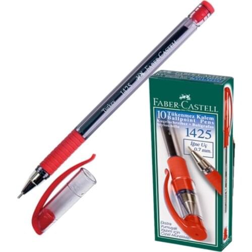 Faber-Castell 1425 Ballpoint Pen 10'Lu Package Red