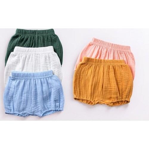 Baby Big PP Shorts Candy Color Bread Pants Childrens Clothes Infant Kawaii Pants Kids Toddler Boy Summer Girl Shorts Hot Pants