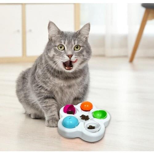 Pet Dog Five Grid Leak-proof Dog Food Snack Storage Bowl Puzzle Toy Slow Feeder Toy Increase IQ Interactive Dispensing Feeding