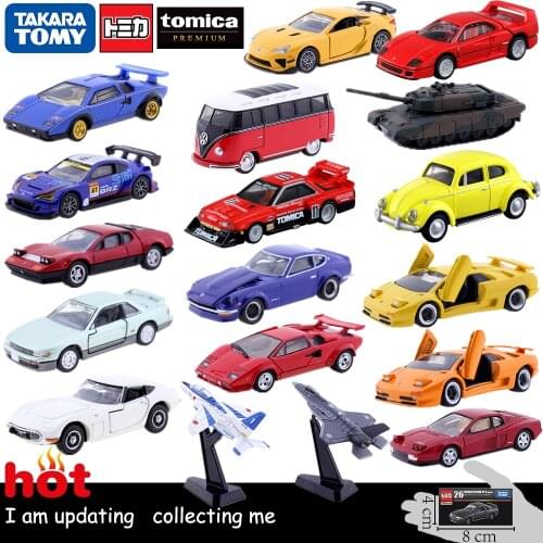 Takara Tomy Tomica Premium Car Tank Plane Vehicles HONDA NISSAN GTR Porsche TOYOTA Subaru Diecast Model Kit Toys