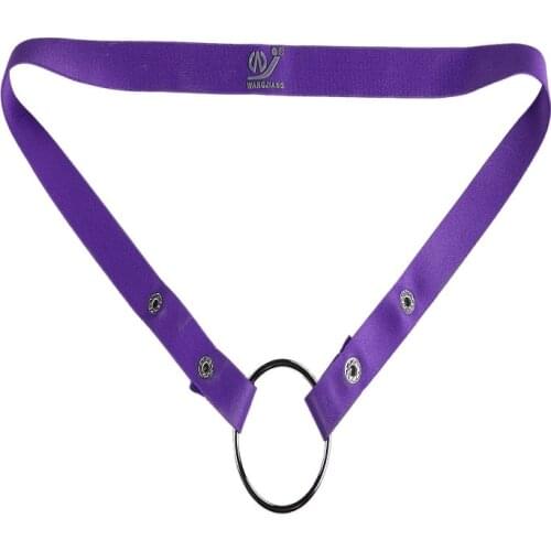 Mens Erotic Sexy Underwear Adjustable Strapon Panties With a Hole Male Gay Briefs C Thong With O-ring Sex Toy For Adults