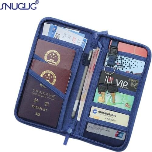 SNUGUG Business Passport Cover Waterproof Travel Document Cover Organizer Brand Women Cardholders 2020 Men Card Holder Wallets