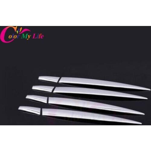 8Pcs/Set Car Door Handle Protection Cover Trim Outer Door Handles Decoration Sticker for BMW X1 2016 2017 Auto Accessories