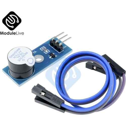 Active Buzzer Alarm Module Sensor Beep For Arduino Smart Car 3.3v-5V MCU IO Port With Dupont Line