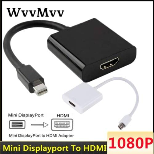 WVVMVV Mini Displayport to HDMI Cable 4K Thunderbolt 2 HDMI Converter For MacBook Air 13 iMac Chromebook Mini DP to HDMI Adapter