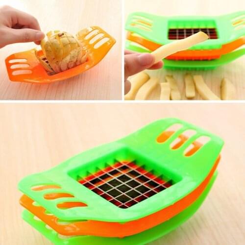 Potato French Fries Maker Stainless Steel Kitchen Gadget Vegetable Fruit Cutting Peeler Cooking Tools kitchen knives Accessories