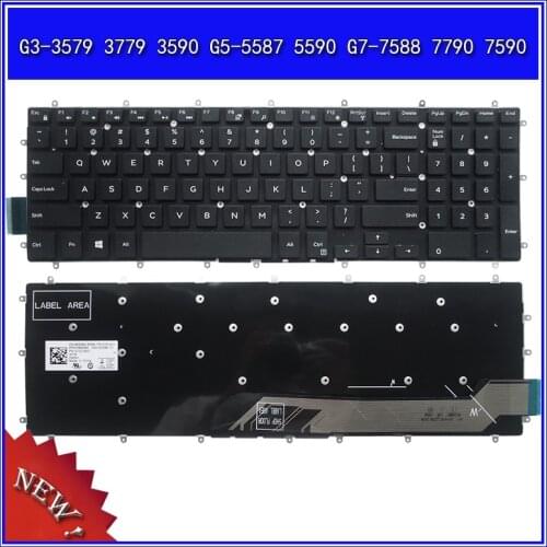 Laptop Keyboard for DELL G3-3579 3779 3590 G5-5587 5590 G7-7588 7790 7590 Notebook Replace Keyboard
