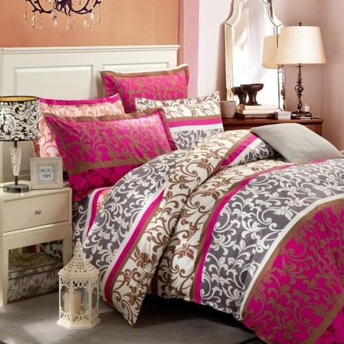 New Bedding Set 4Pcs Bedclothes Bed Linen Sets Twin/Queen/King Size Quilt/Duvet Cover Set Bed Sheets Cotton