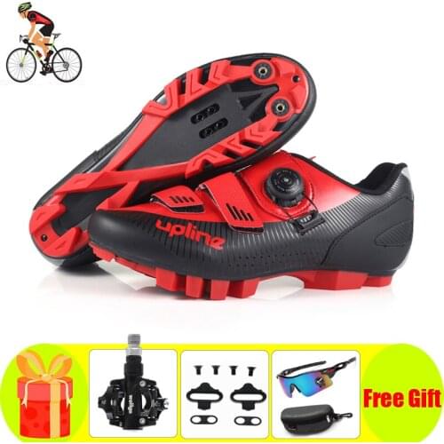 Mountain Cycling Shoes Add Cleats Men Sapatilha Ciclismo Mtb Outdoor Bicycle Sneakers Self-locking Breathable Shoes