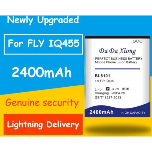 Newly Upgraded Safe And Durable 2400mAh BL8101 Li-ion Phone Battery for FLY IQ455 cell Phone