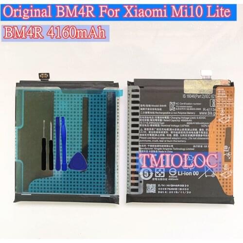 New Original High Quality BM4R 4160mAh Battery For Xiaomi Mi10 Lite Battery