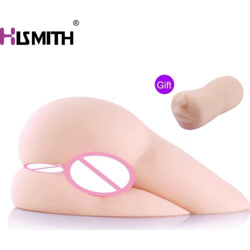 Realistic Male Masturbators Lifelike Leaning Pussy Ass for Men Masturbation Vagina Anal Sex Side-lying 3D Realistic Masturbator