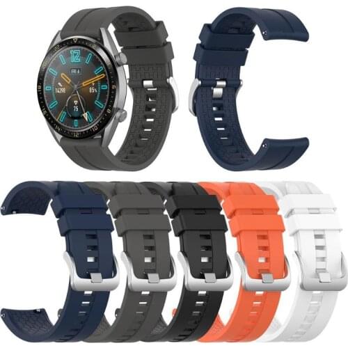 Silicone Replacement Watch Band Moderate Softness Comfortable Wear for Huawei Watch GT 2 GT Honor Magic Accessories