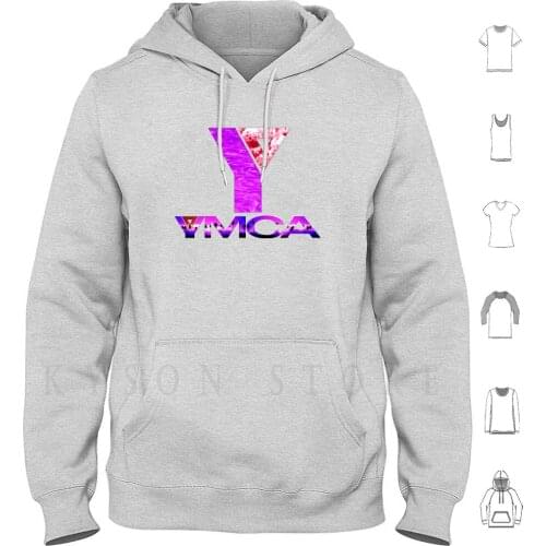 The Aesthetic Y Hoodies Long Sleeve Ymca Young Mens Christian Association Wave Vaporwave Bright Blue Aesthetic