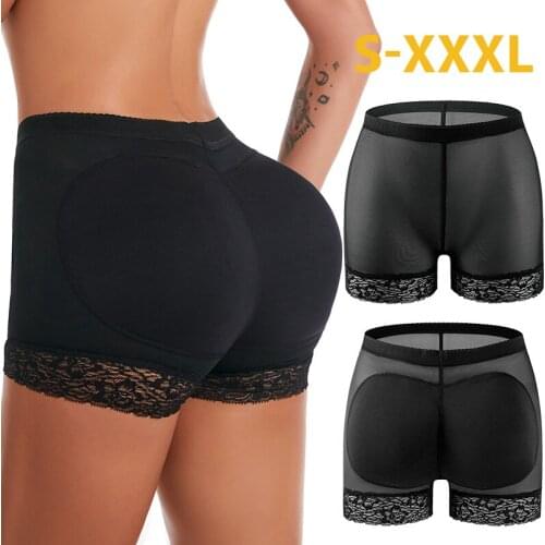 Women Padded Seamless Shapewear Panties Hip Enhancer Underwear Shaper Shorts Butt Lifter Booty Pads Shaper Boyshorts Body Shaper